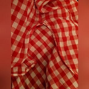 Ralph Lauren Red checkered blouse, sz S